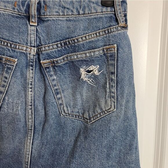 WE THE FREE Distressed Denim Skirt - Picture 7 of 10